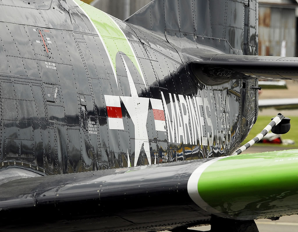 North American T-28C, Registration F-AZHN, at St Yan, France North American T-28C, Registration F-AZHN, at St Yan, France